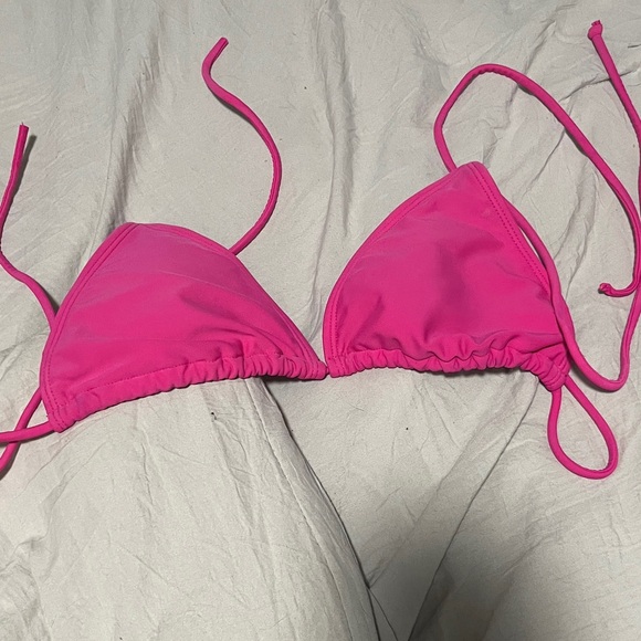 Pink Triangle Bikini Top - Picture 1 of 1